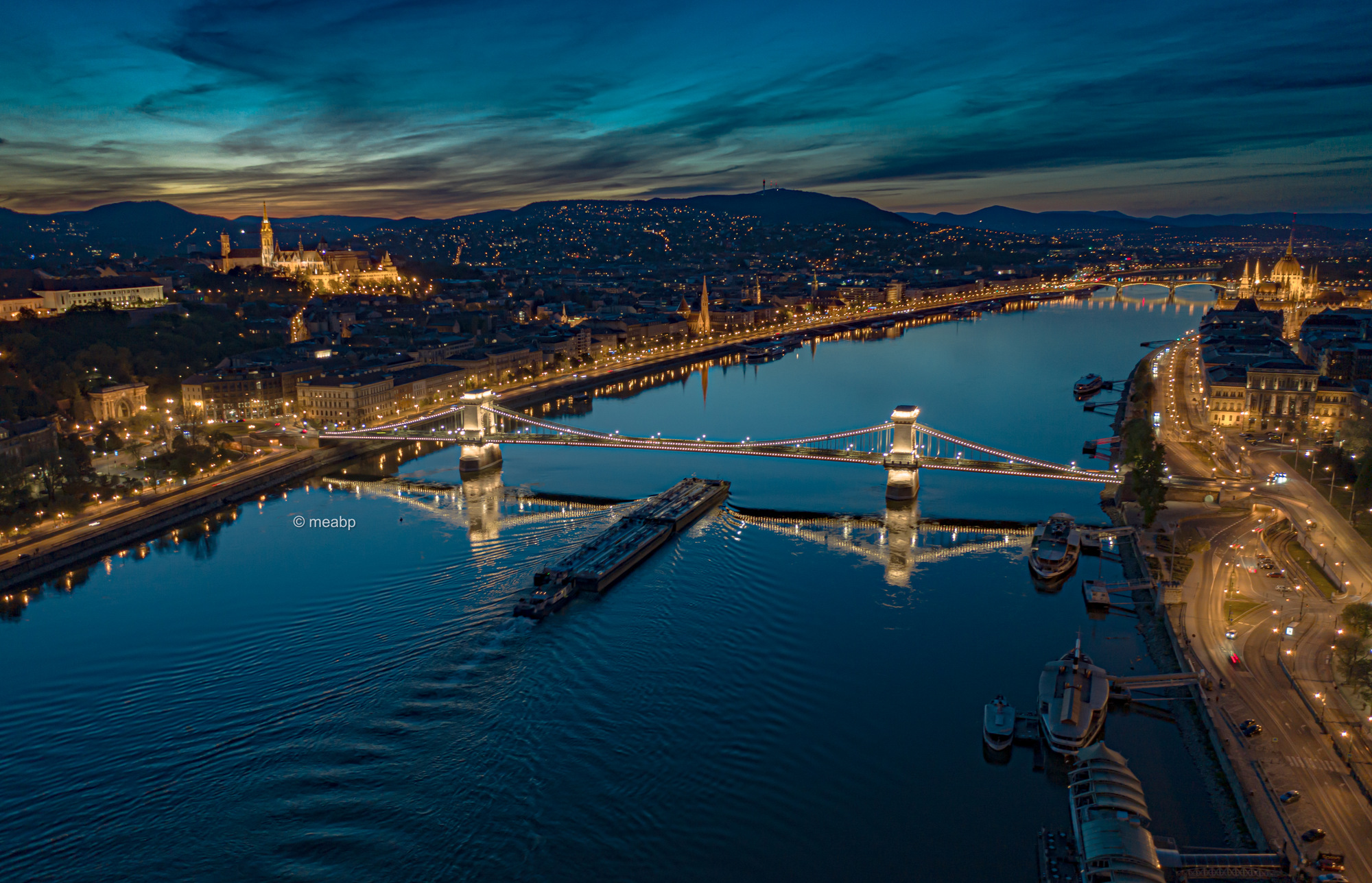 Budapest bei Nacht 