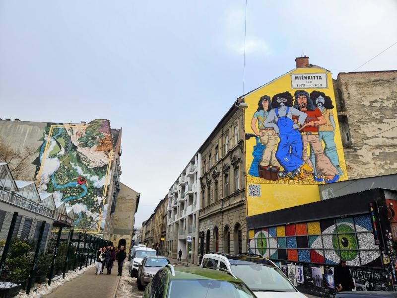 Jewish district and street art
